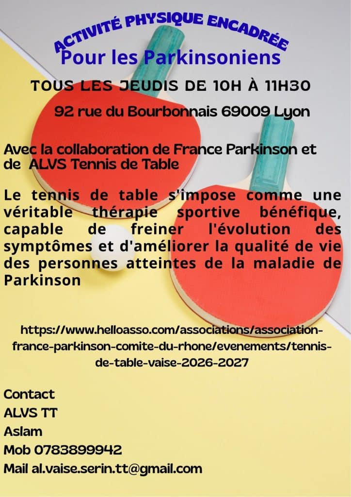 Créneau parkinson le jeudi matin